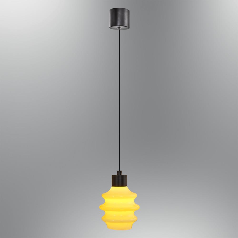 Tekli Metal Hive Sarı Sarkıt Avize 120 cm