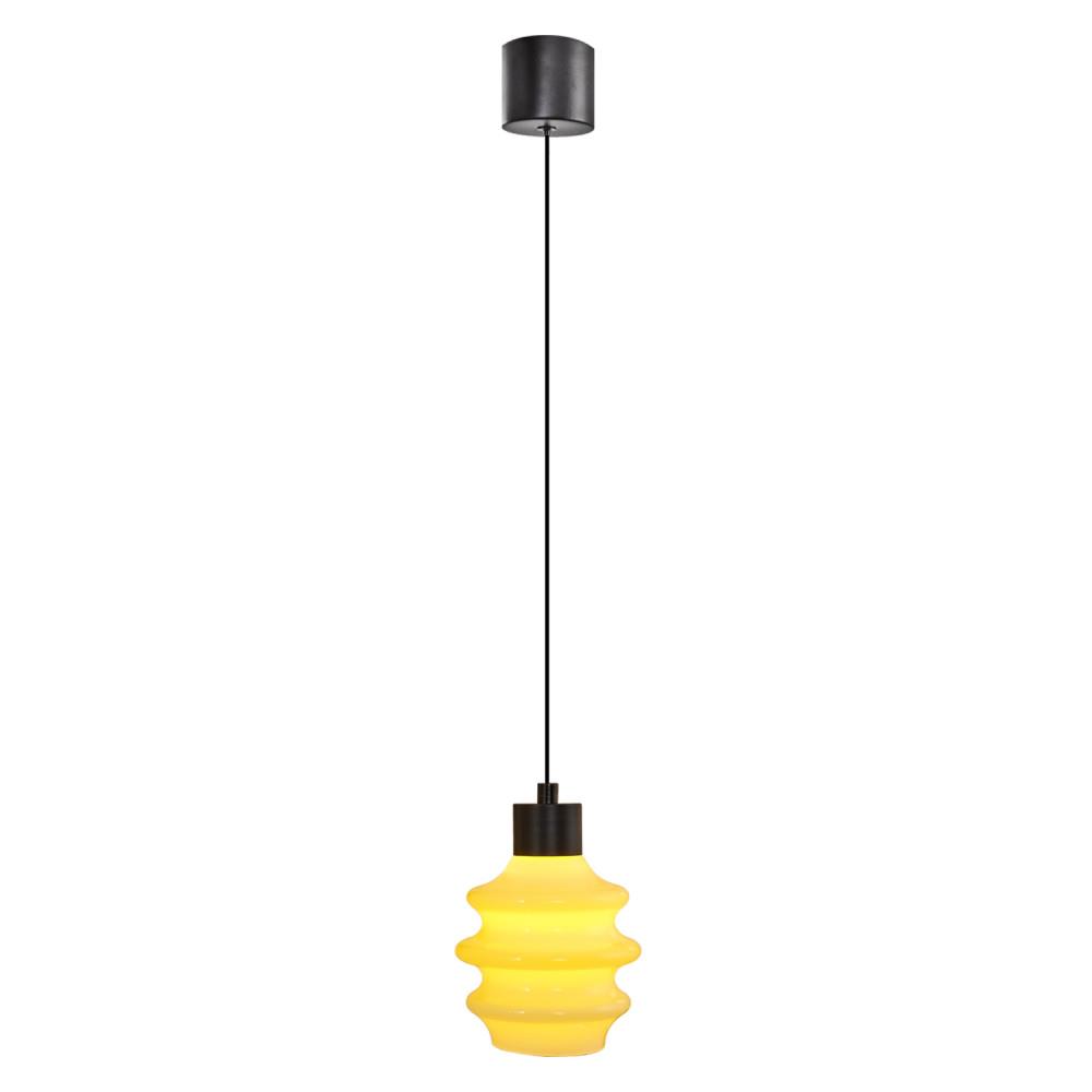 Tekli Metal Hive Sarı Sarkıt Avize 120 cm
