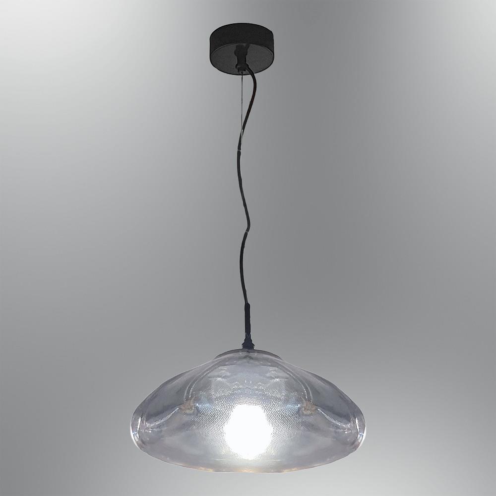 Tekli Metal Petals Siyah Sarkıt Avize 120 cm