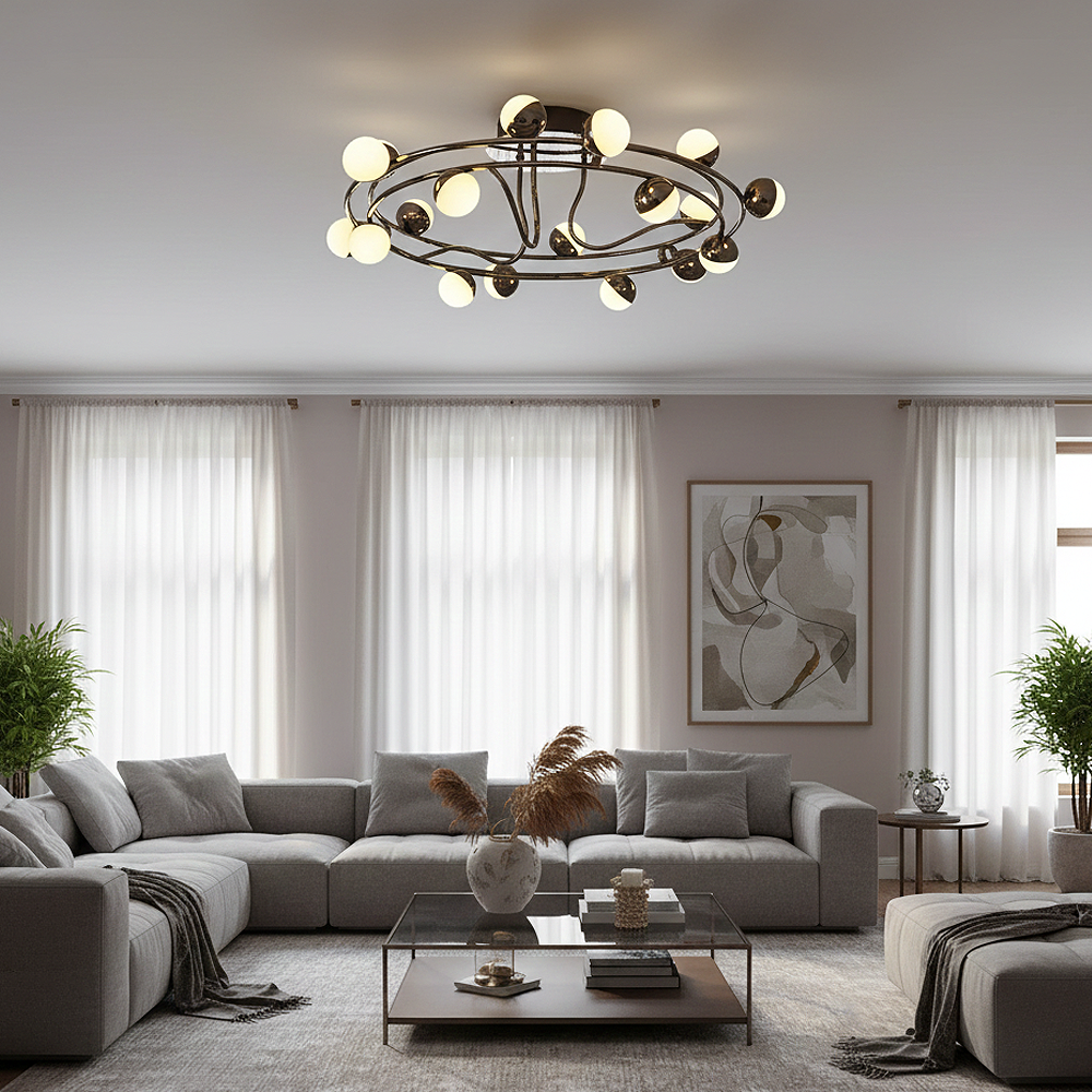 Platin Metal Stary 60cm Plafonyer 20 cm — görsel 3