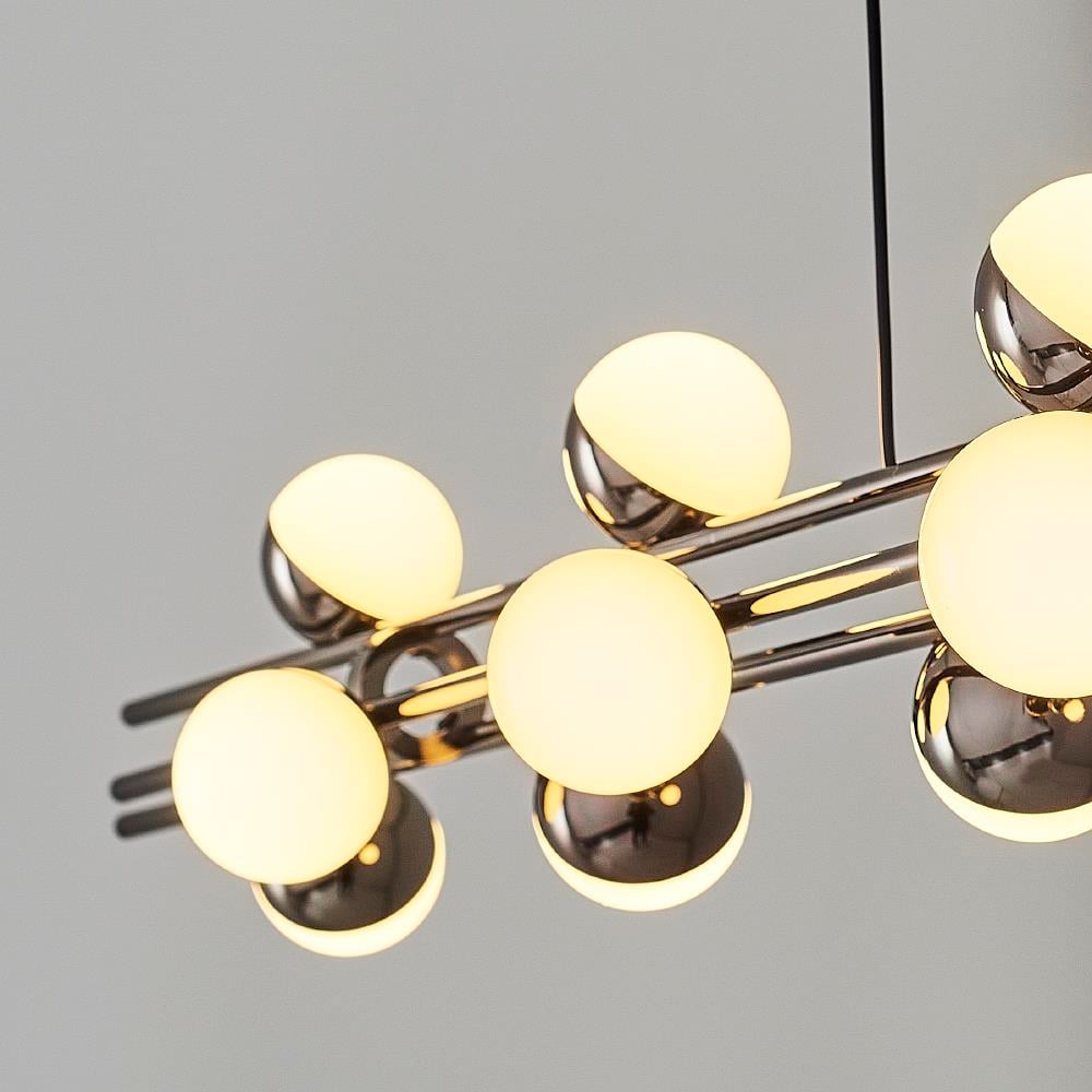 Platin Metal Stary 120cm Sarkıt Avize 115 cm — görsel 3
