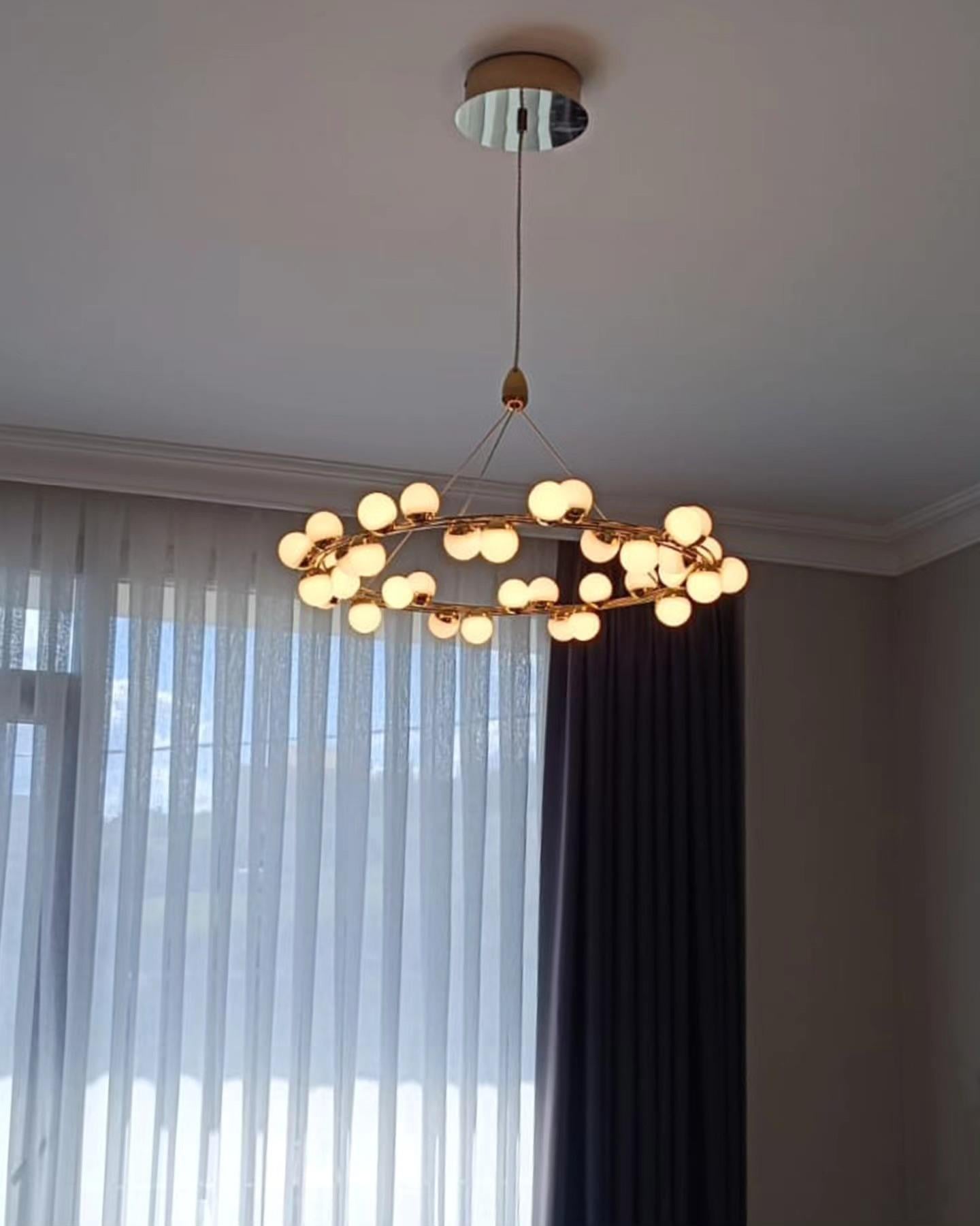 Metal Stary 80cm Sarkıt Avize 150 cm — görsel 7