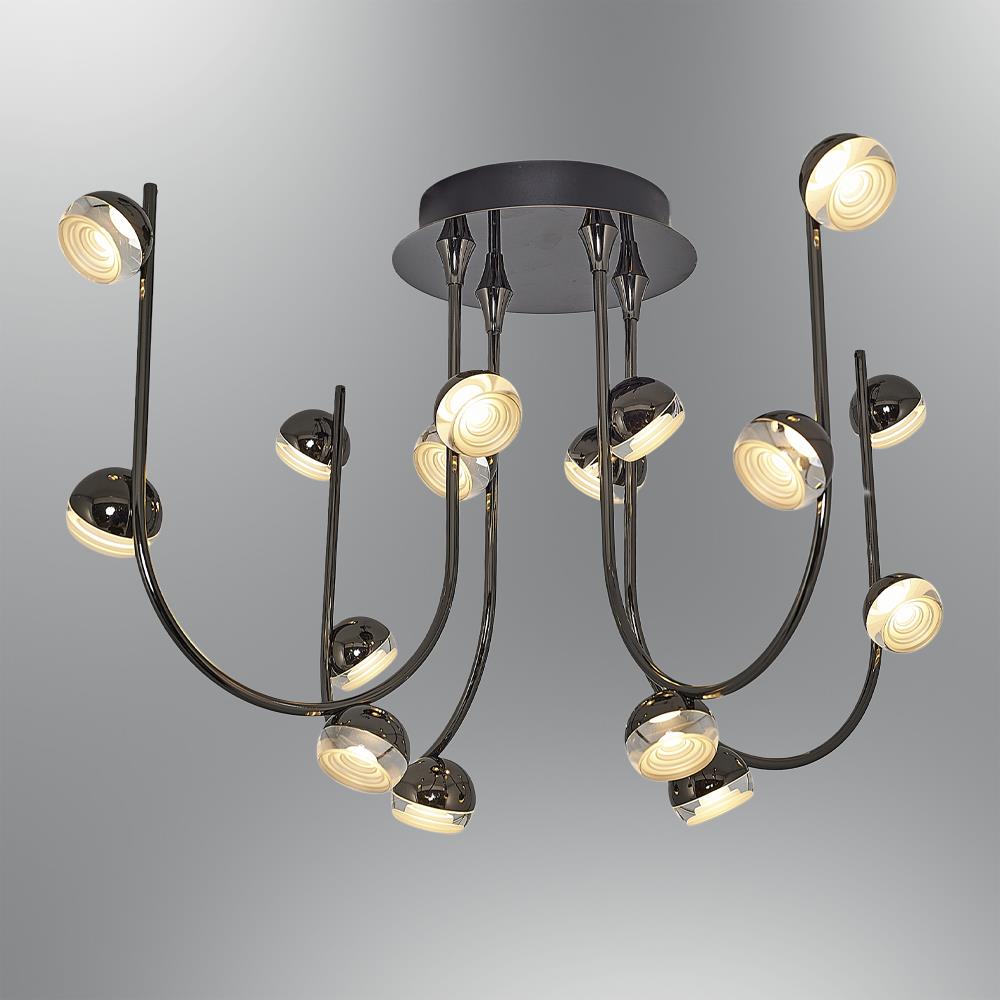 16'li Metal Aster PLATİN Plafonyer 37 cm 16'li Metal Aster PLATİN Plafonyer 37 cm