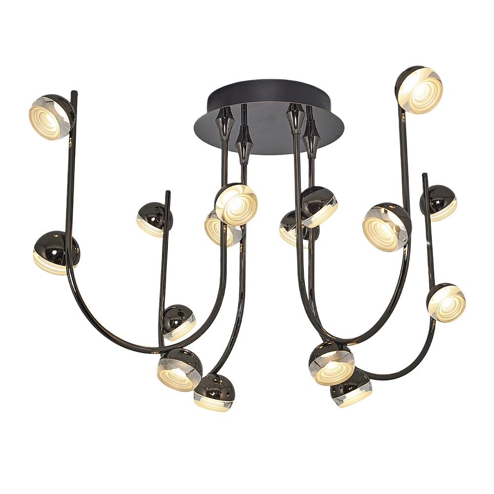 16'li Metal Aster PLATİN Plafonyer 37 cm 16'li Metal Aster PLATİN Plafonyer 37 cm