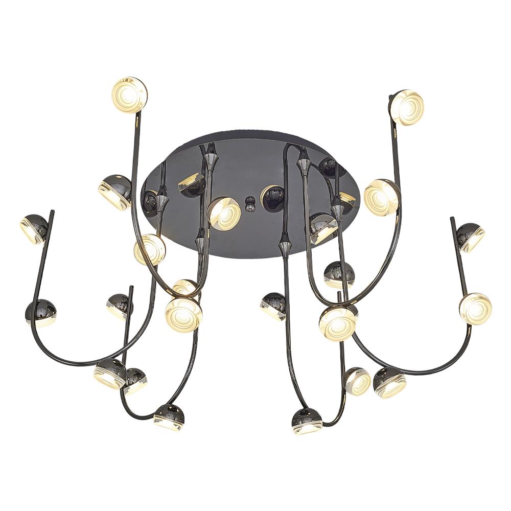 24'li Metal Aster PLATİN Plafonyer 33 cm — görsel 6