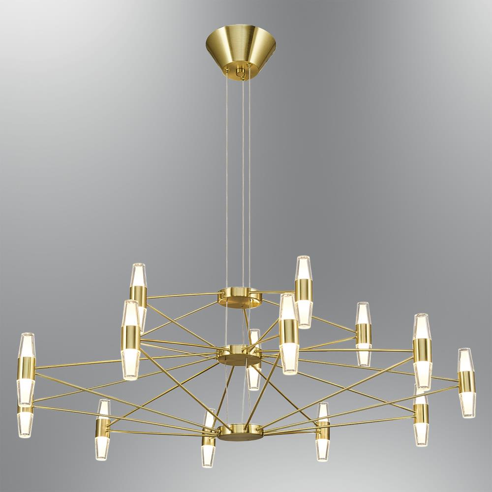 Metal Phulu 15'Lİ Sarkıt Avize 120 cm (2845-15AB-03)