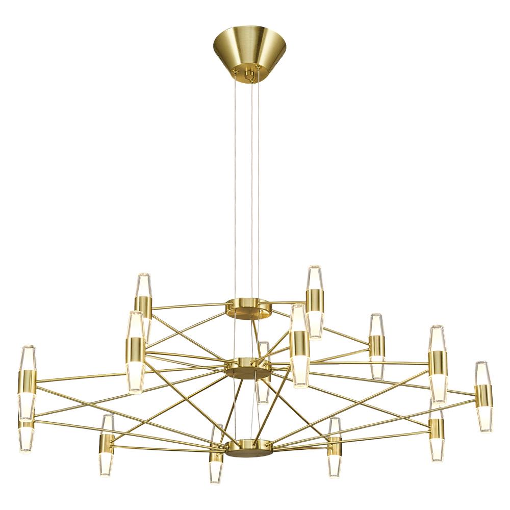 Metal Phulu 15'Lİ Sarkıt Avize 120 cm (2845-15AB-03)