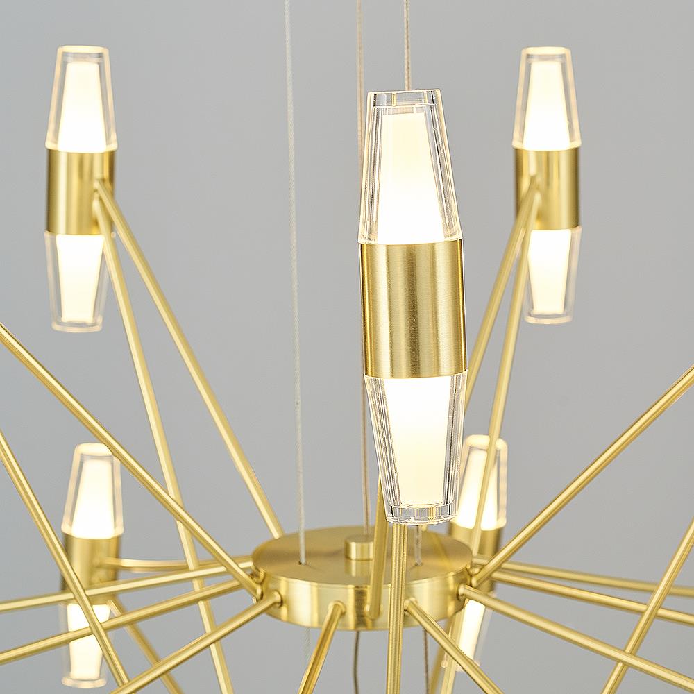 Metal Phulu 15'Lİ Sarkıt Avize 120 cm (2845-15AK-03) — görsel 5