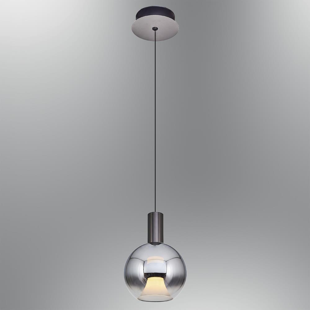 Metal LuccasTekli Platin Sarkıt Avize 120 cm (2848-1A-P-02)