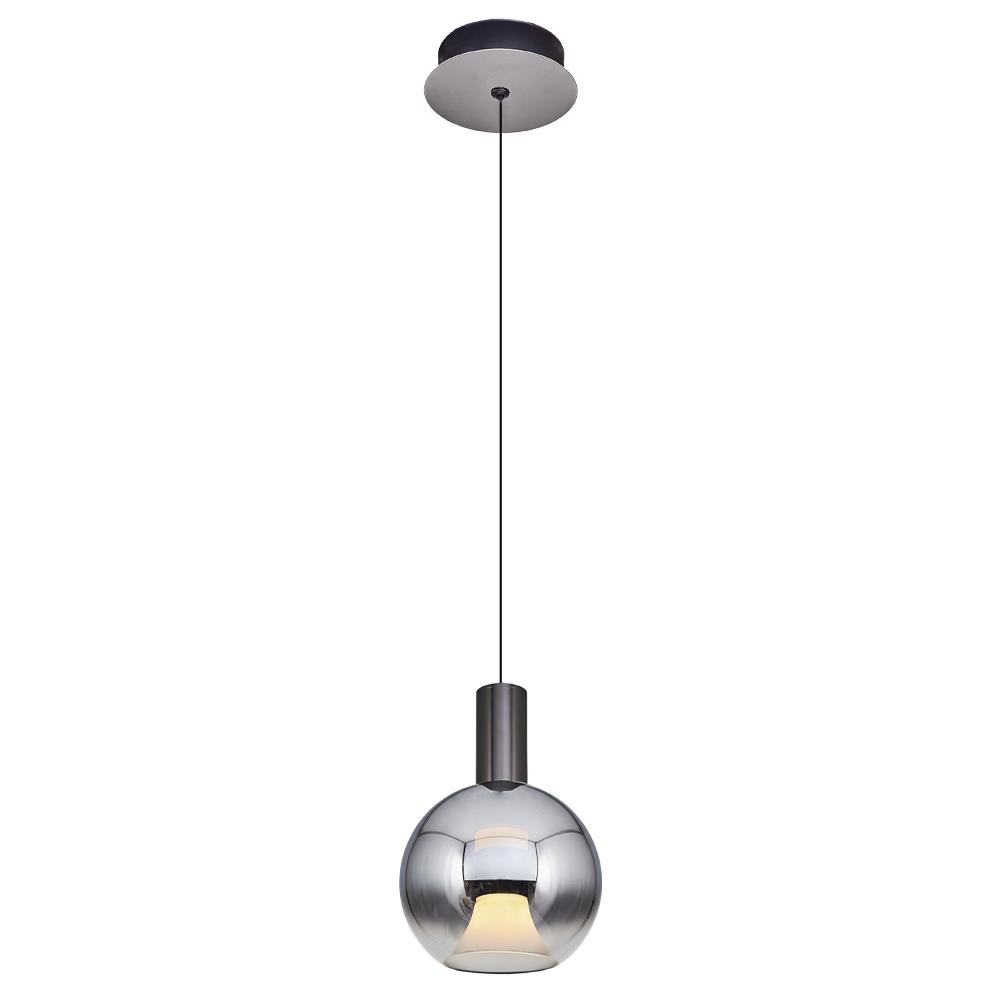 Metal LuccasTekli Platin Sarkıt Avize 120 cm (2848-1A-P-02)