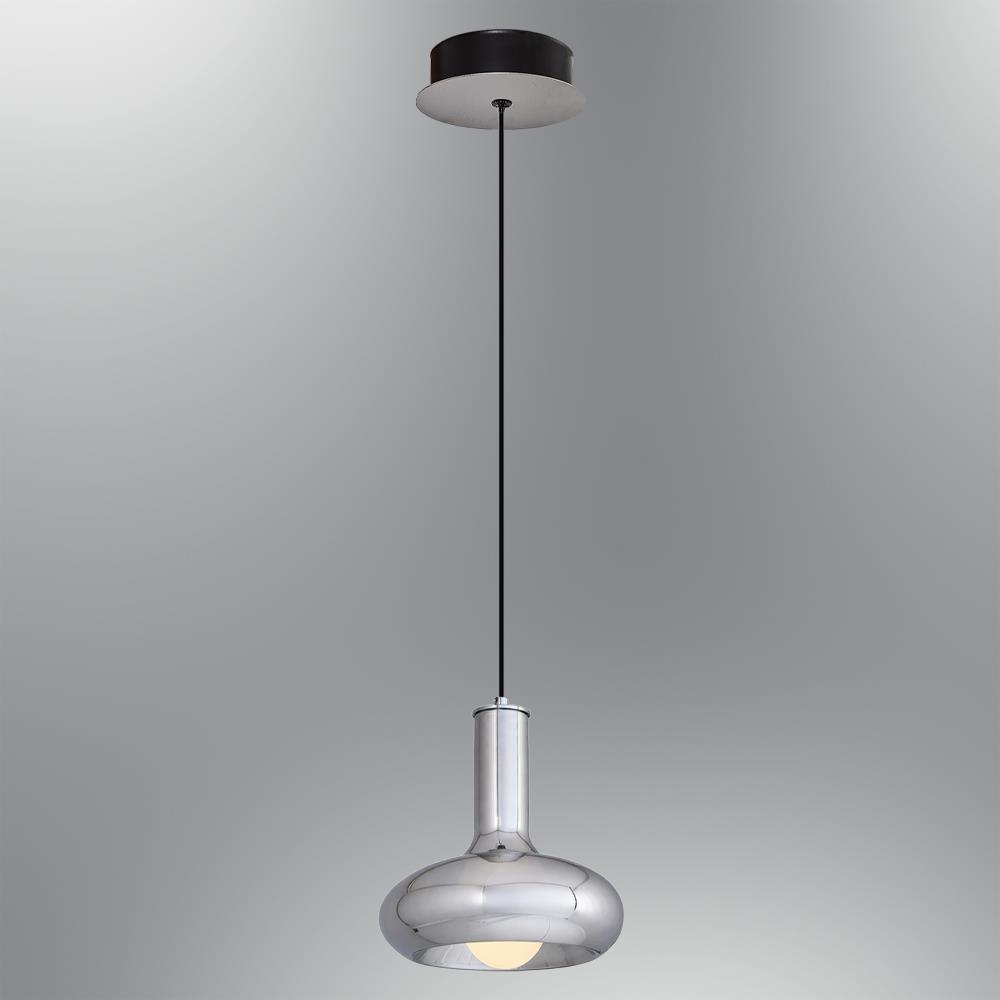 Tekli Metal Odelo Krom Sarkıt Avize 120 cm
