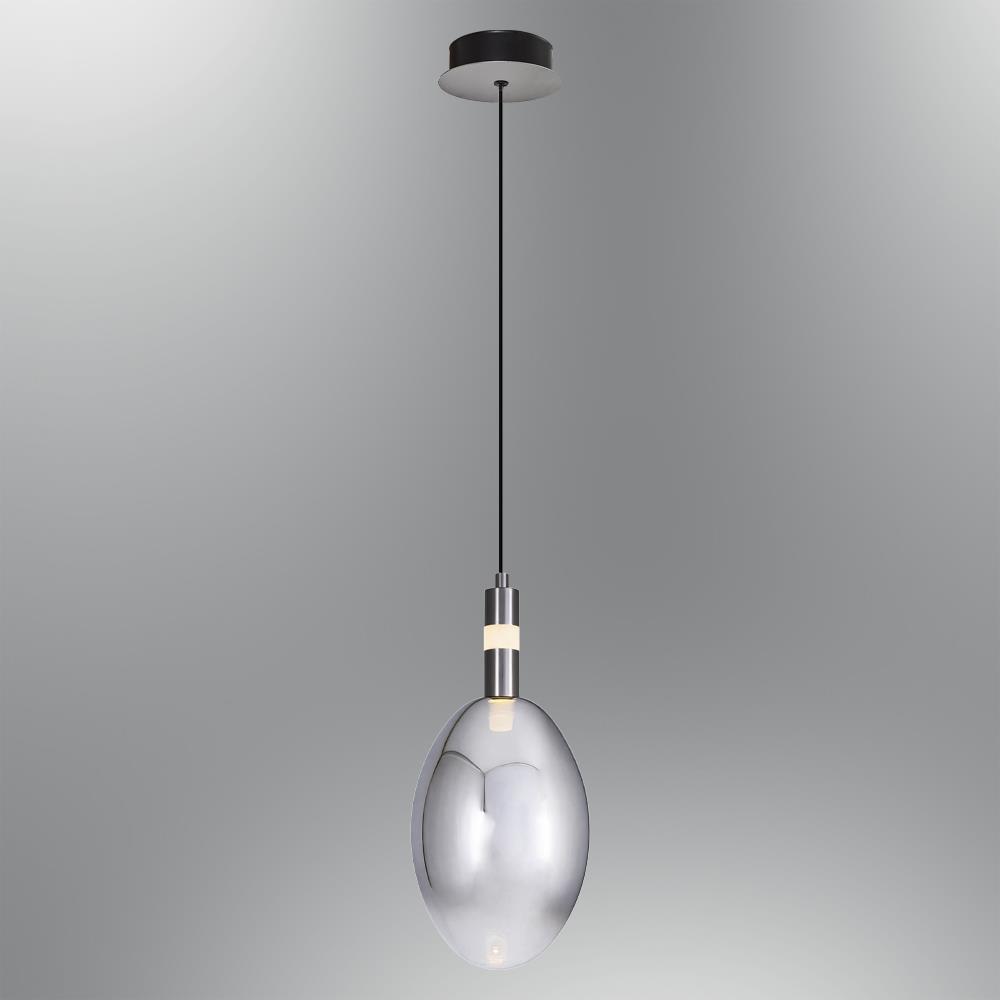 Tekli Krom Metal Pulsar 140x240 Sarkıt Avize 120 cm