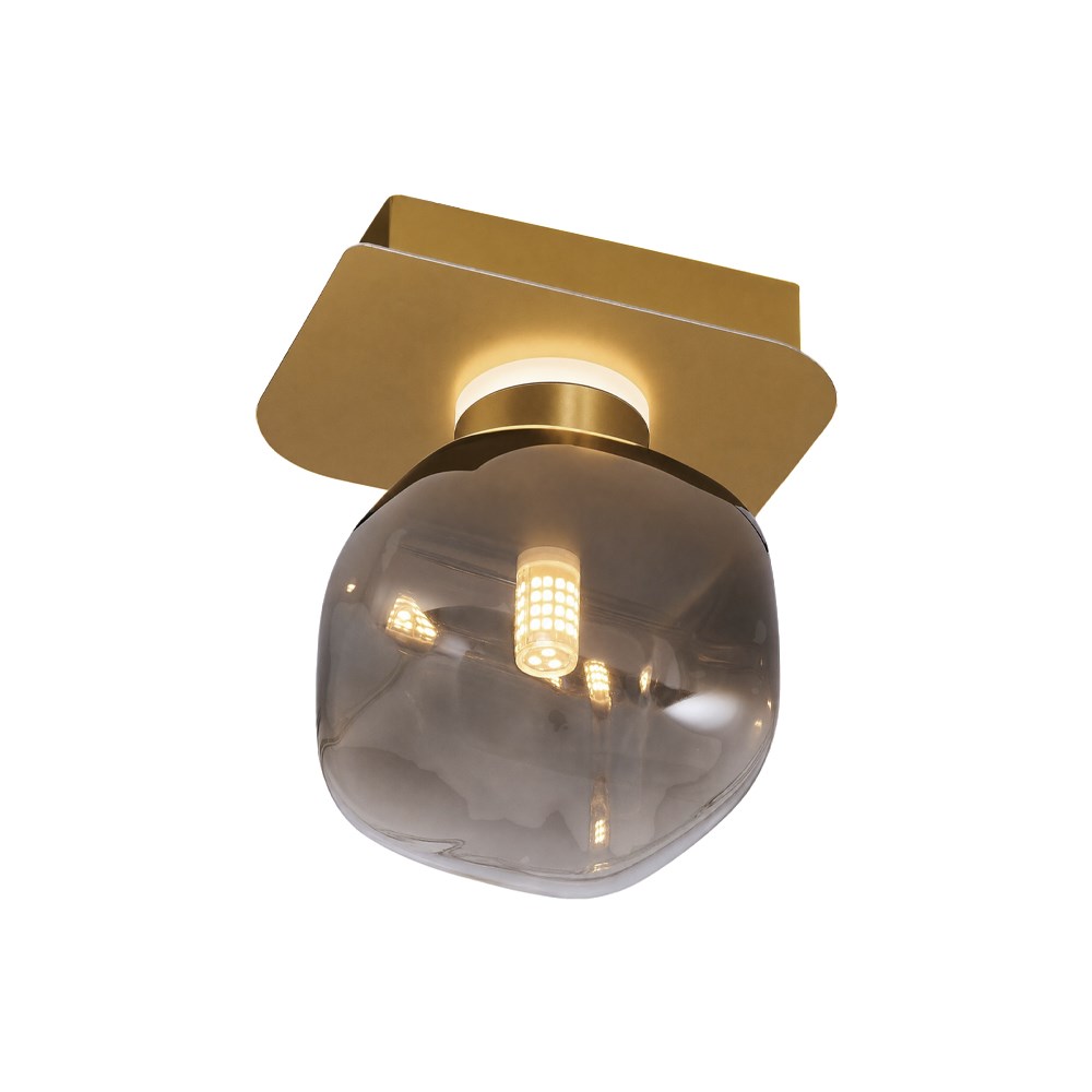 Tekli KROM Metal Cubes Cam Plafonyer 14 cm Tekli KROM Metal Cubes Cam Plafonyer 14 cm