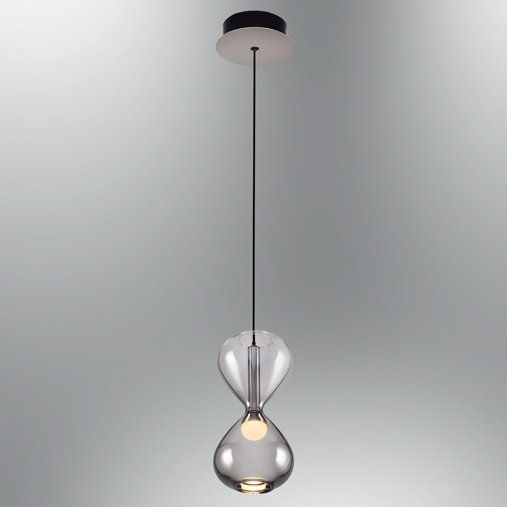 Tekli Metal Timee KROM Sarkıt Avize 120 cm