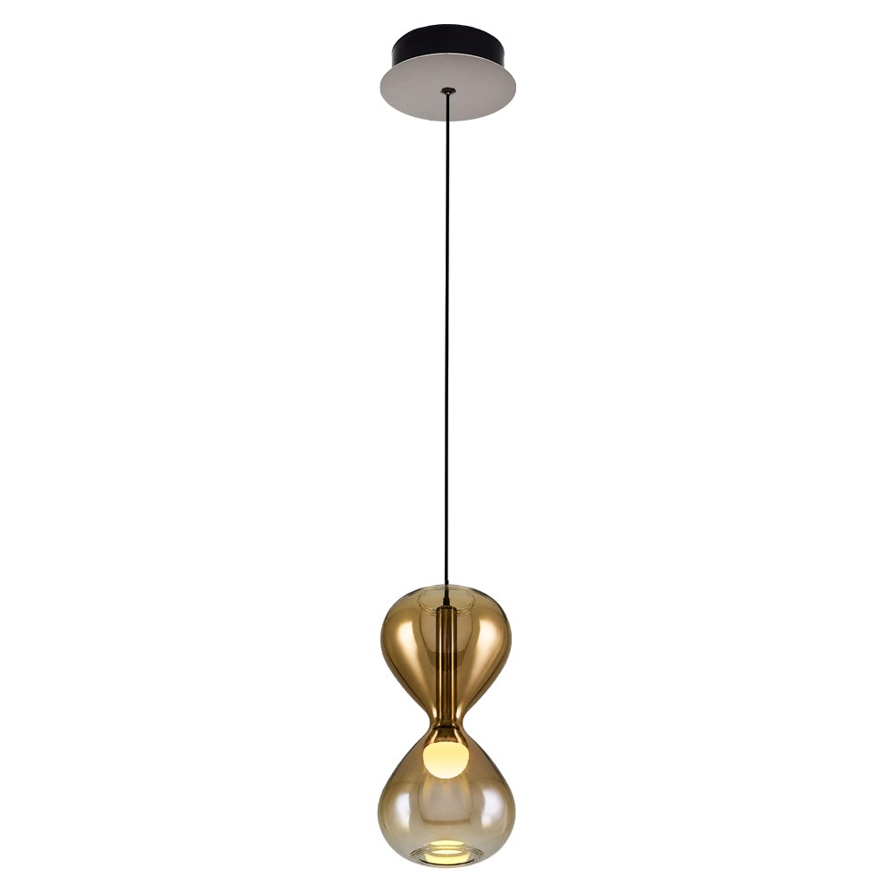 Tekli Metal Timee SARI Sarkıt Avize 120 cm