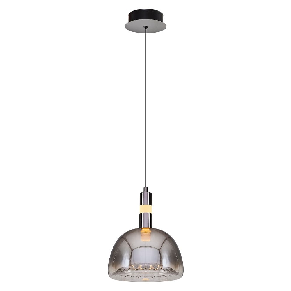 Tekli KROM Metal Holee 180x120 Sarkıt Avize 120 cm