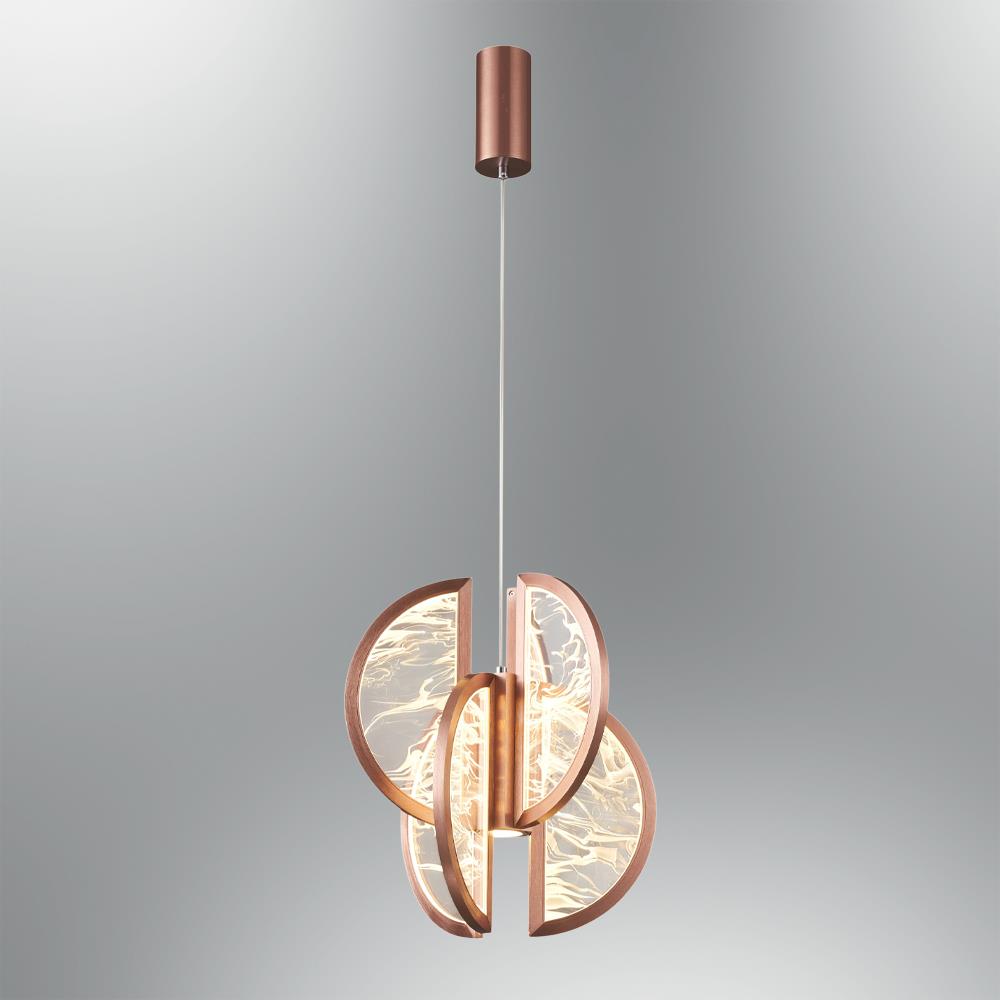 Tekli Metal Alabaster 31*35 Sarkıt Avize 120 cm — görsel 4