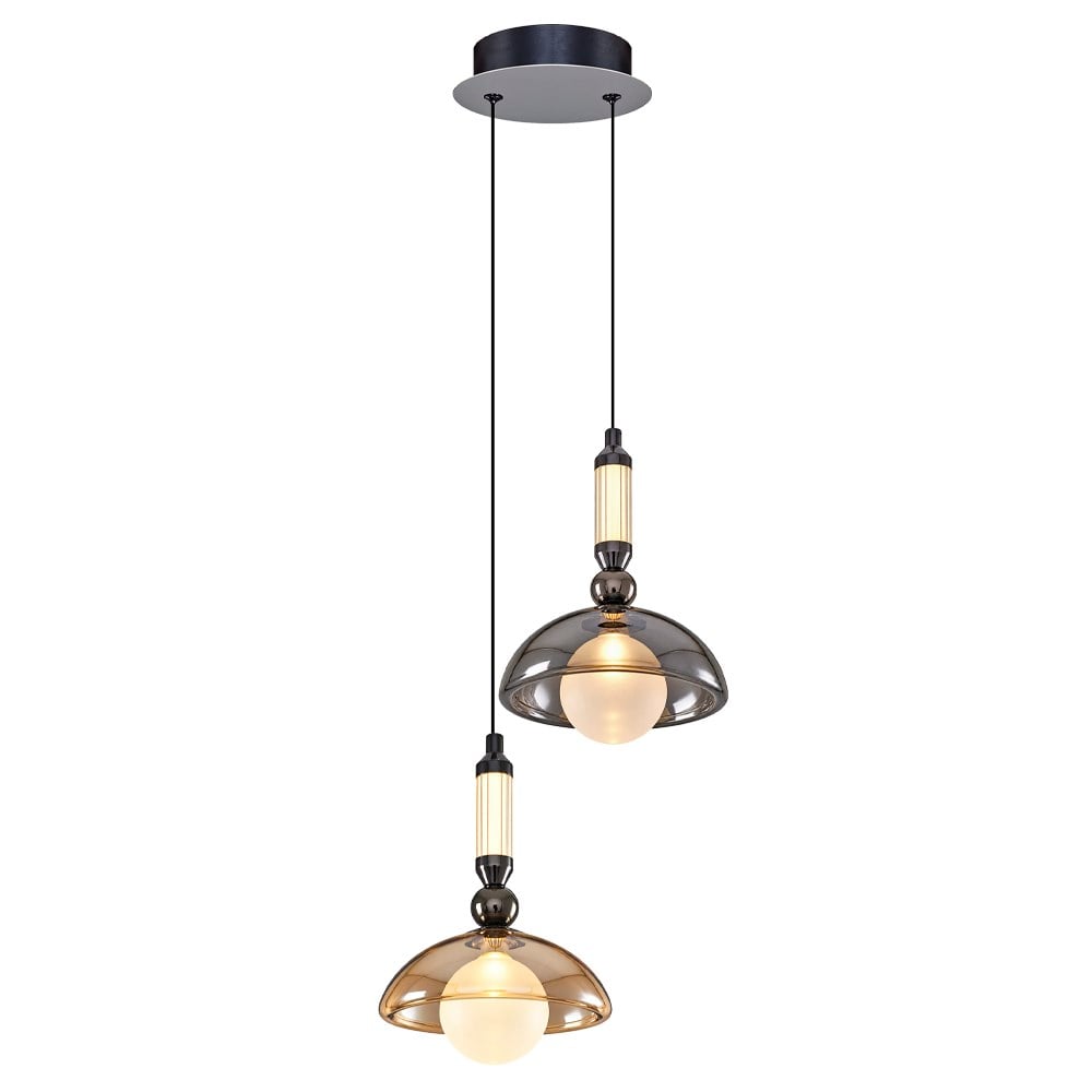 2'li Metal Mitra Mixed Sarkıt Avize 18 cm 2'li Metal Mitra Mixed Sarkıt Avize 18 cm