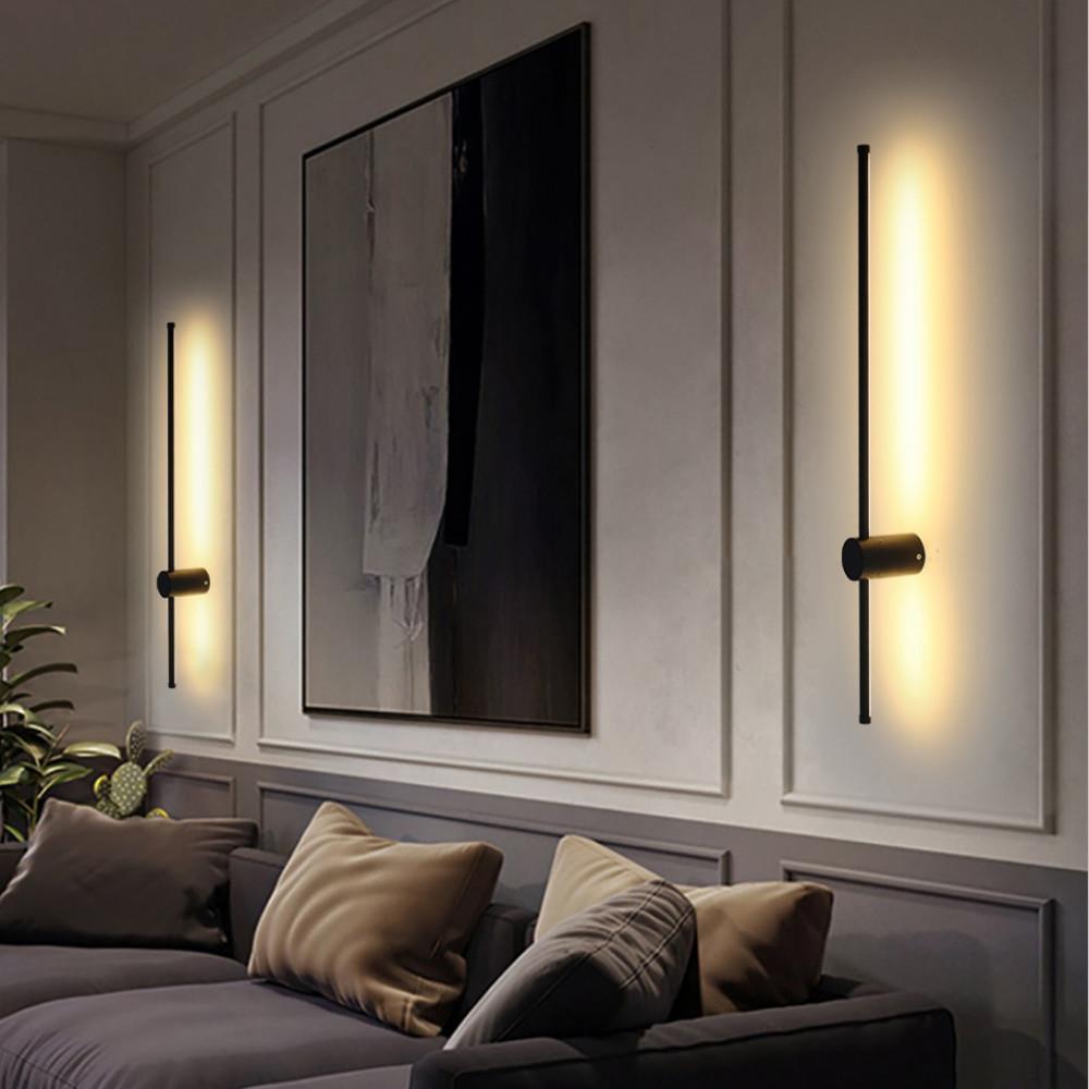 Siyah Metal Mınus Led Aplik 18W — görsel 8