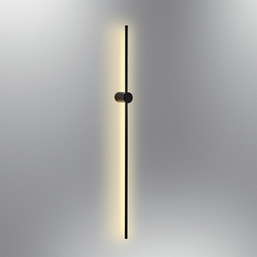 Siyah Metal Mınus Led Aplik 24W — görsel 3