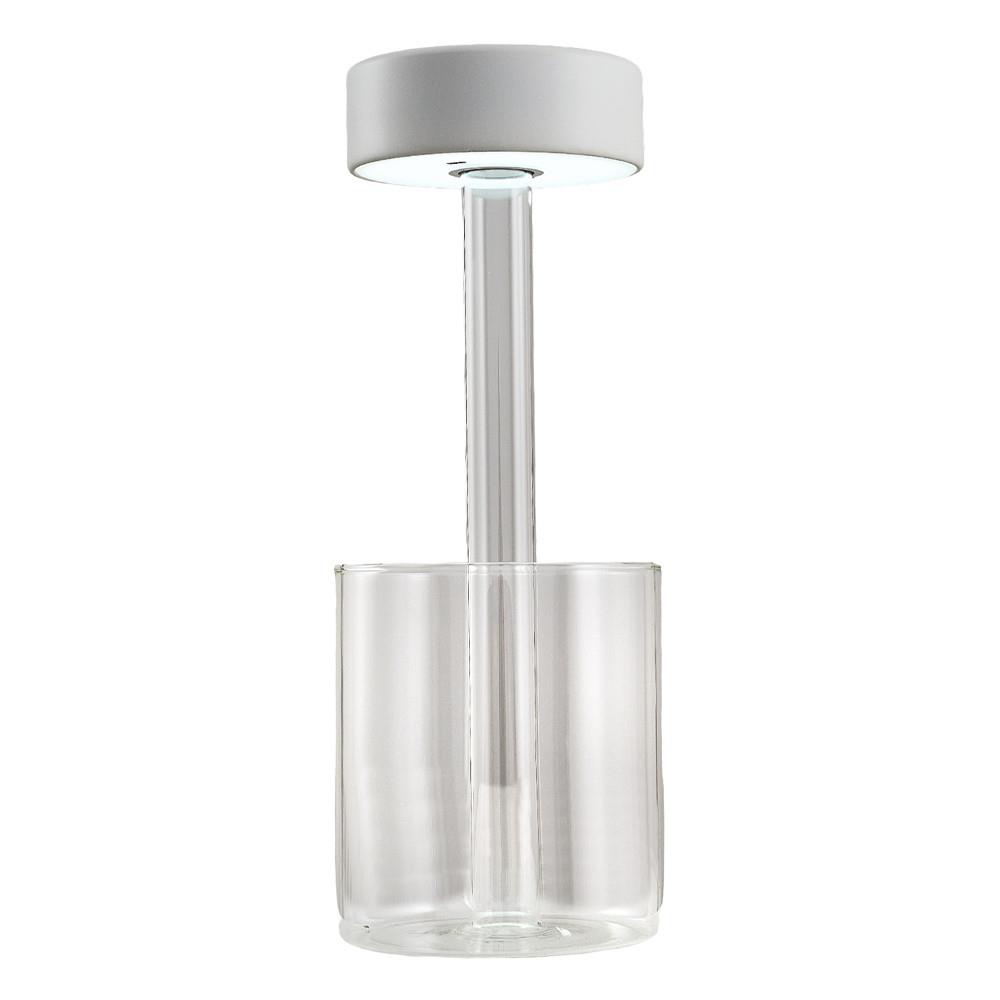 Metal Vase Beyaz Masa Lambası 35 cm Metal Vase Beyaz Masa Lambası 35 cm