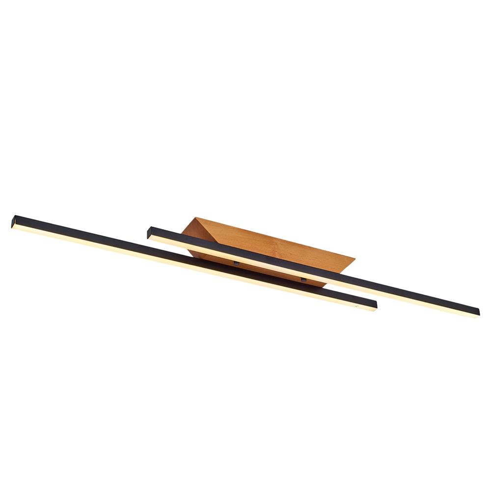 Siyah Metal Elppir 2 Plafonyer Armatür 110 cm Siyah Metal Elppir 2 Plafonyer Armatür 110 cm