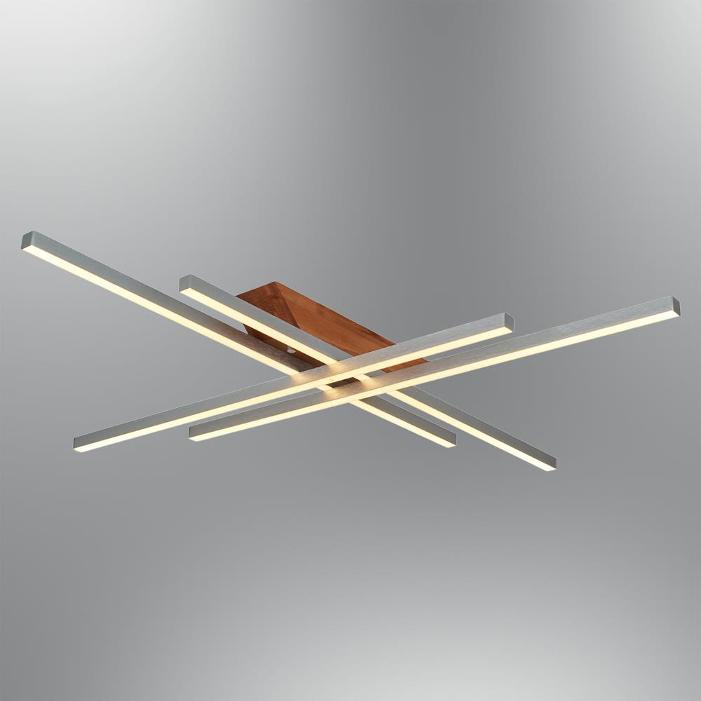 Gri Metal Elppir 4 Plafonyer Armatür 105 cm Gri Metal Elppir 4 Plafonyer Armatür 105 cm