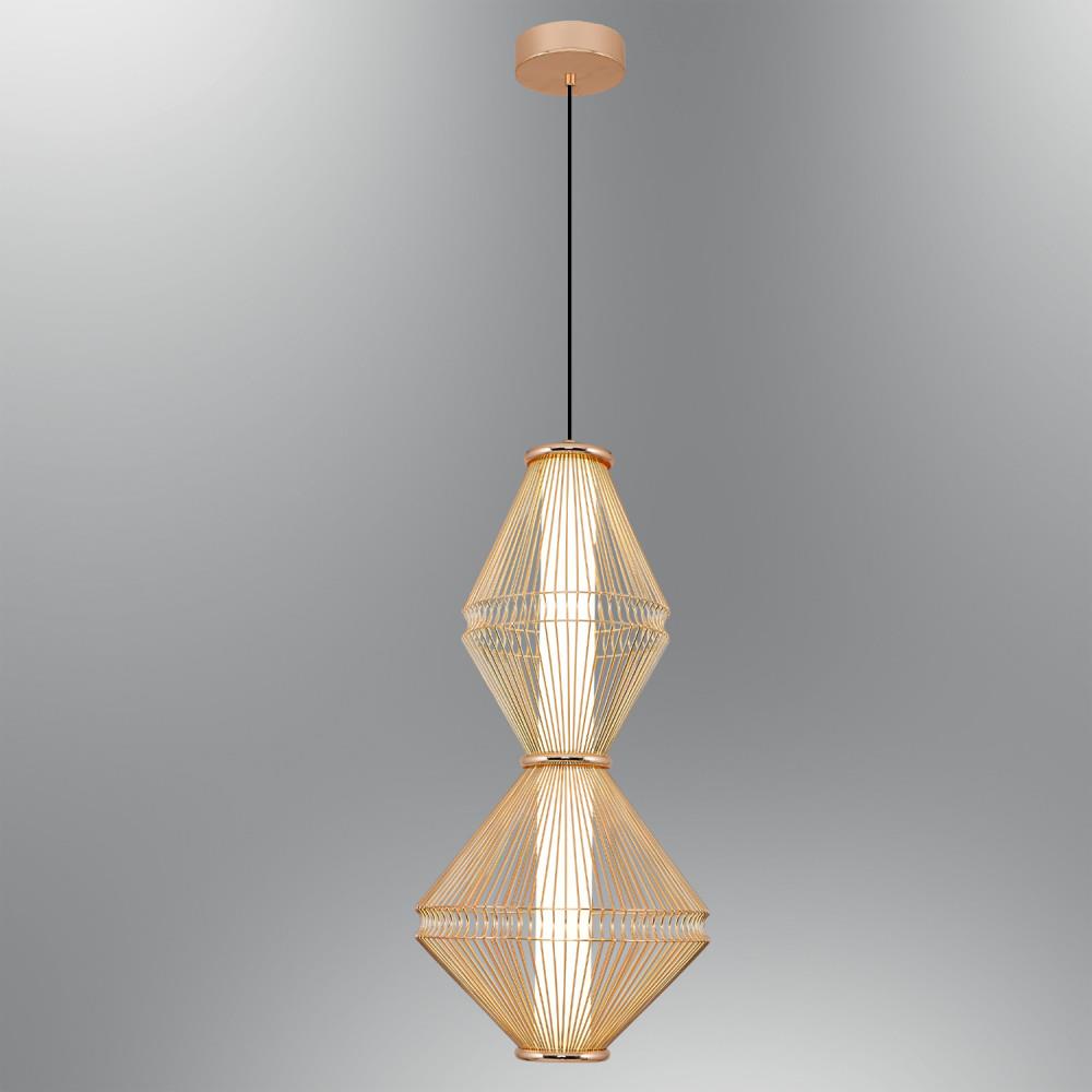 Metal Trian 2 Sarkıt Avize 120 cm
