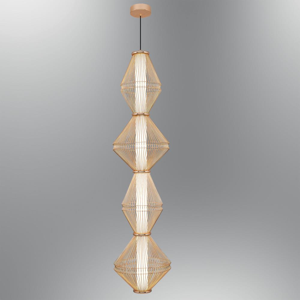 Metal Trian 4 Sarkıt Avize 200 cm