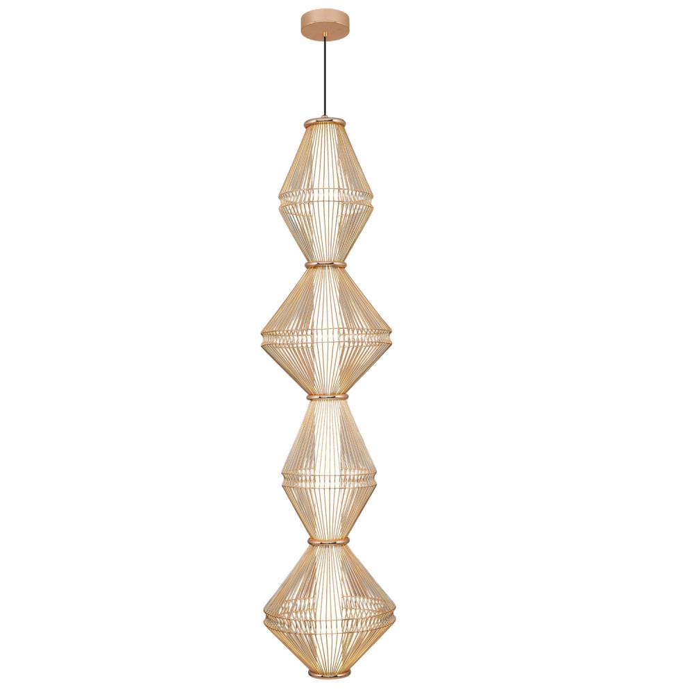 Metal Trian 4 Sarkıt Avize 200 cm