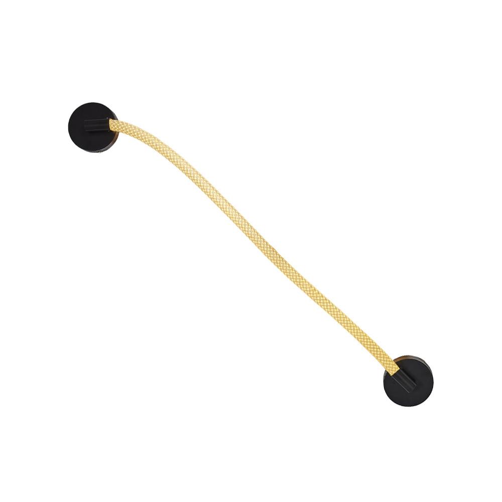 Siyah Metal Yatay Hortum Aplik 50 cm — görsel 3