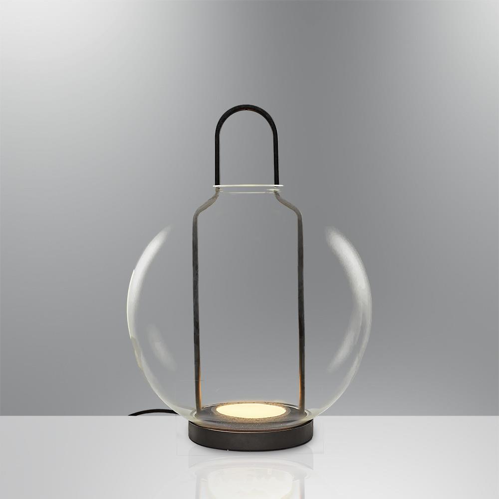 Metal Krater Black Table Lamp 27 cm Metal Krater Black Table Lamp 27 cm