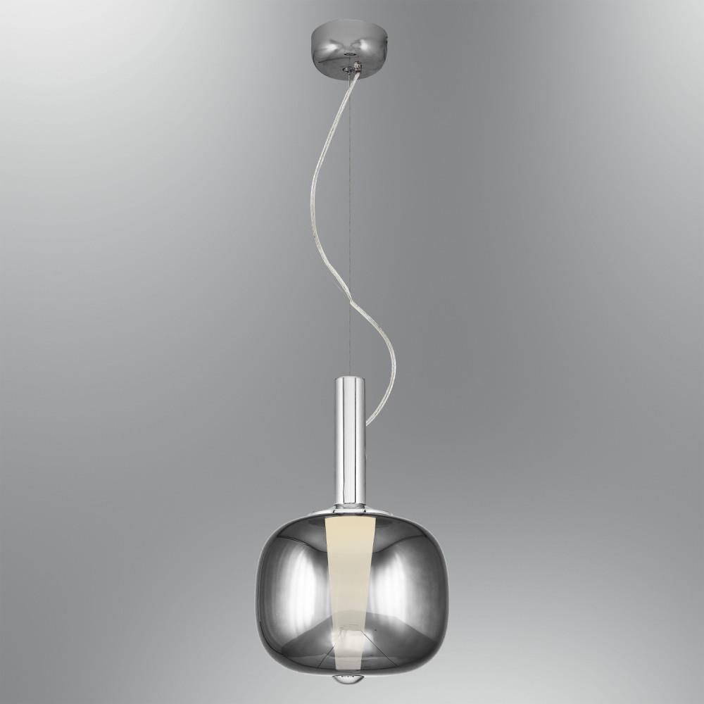 Tekli Metal Shine Krom Sarkıt Avize 28 cm — görsel 3