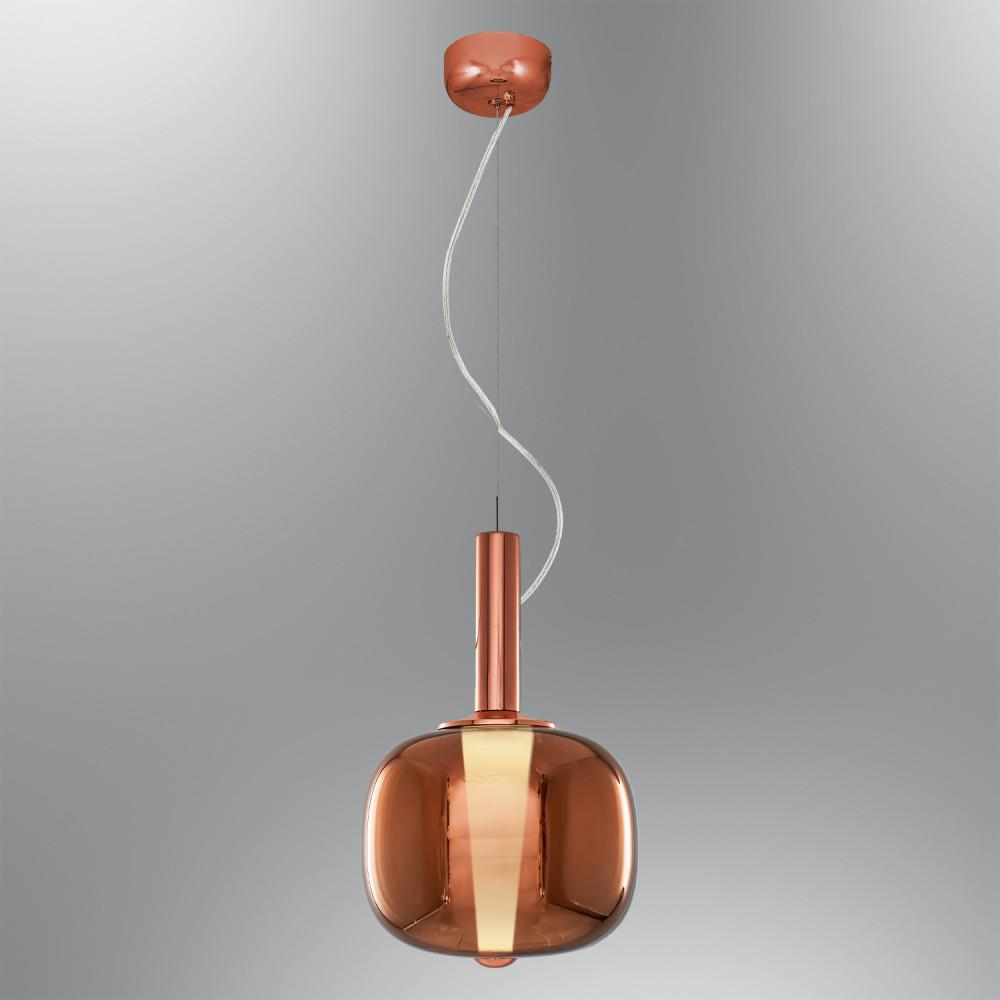 Tekli Metal Shine Rose Sarkıt Avize 28 cm