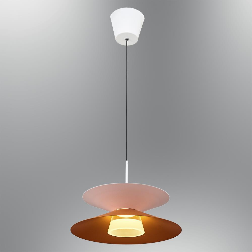 Metal Revi TEKLİ Sarkıt Avize 29 cm (3441-1A-09)