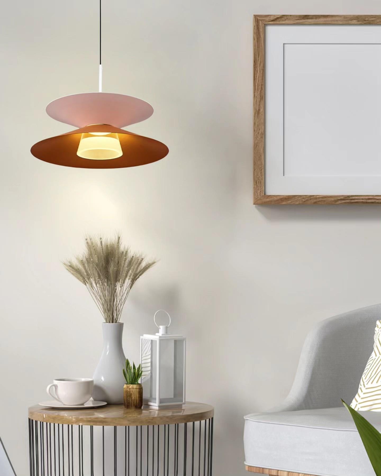 Metal Revi TEKLİ Sarkıt Avize 29 cm (3441-1A-34)