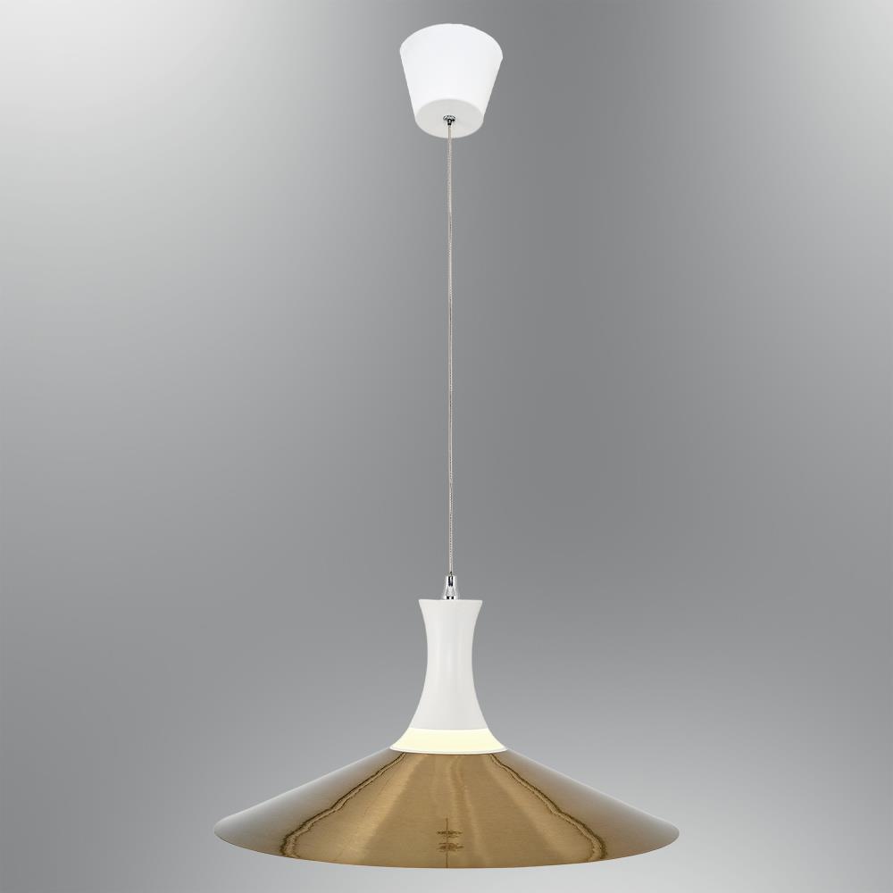 Eskitme Metal Revi TEKLİ Sarkıt Avize 40 cm