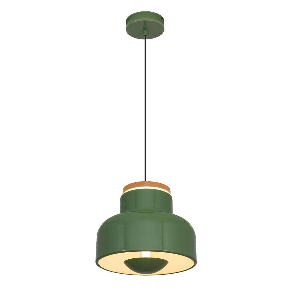 Tekli Yeşil Metal Maas Spotlu Sarkıt Avize 120 cm 30W — görsel 3