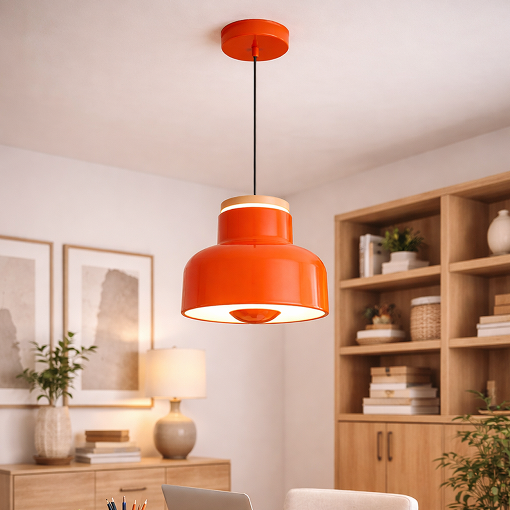 Tekli Metal Maas Spotlu Sarkıt Avize 120 cm 30W