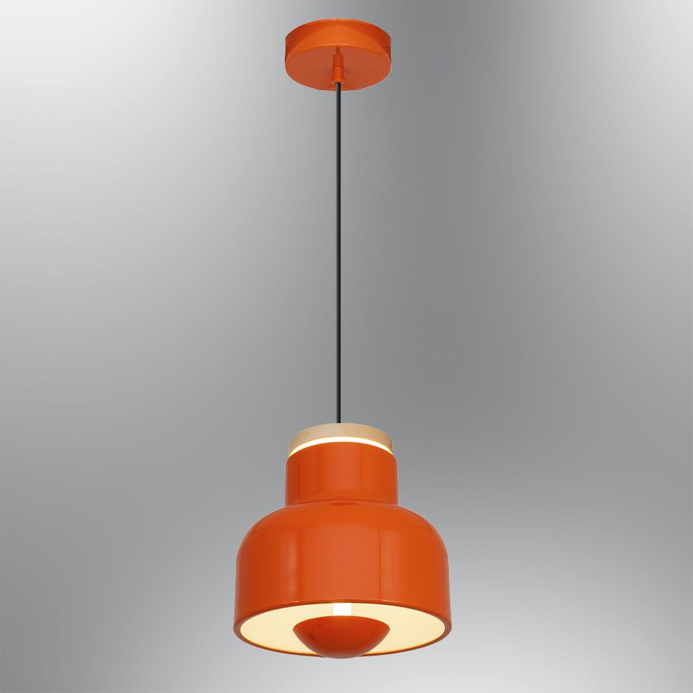 Tekli Metal Maas Spotlu Sarkıt Avize 120 cm 20W