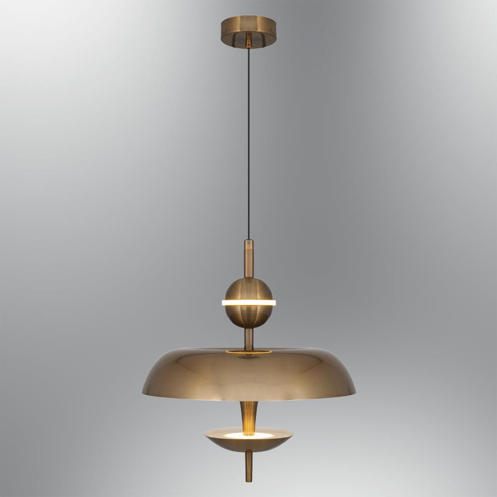 Tekli Metal Pixie Eskitme Sarkıt Avize 120 cm — görsel 4