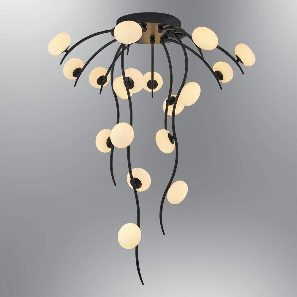 Siyah Metal Horne 18 Plafonyer 95 cm — görsel 2