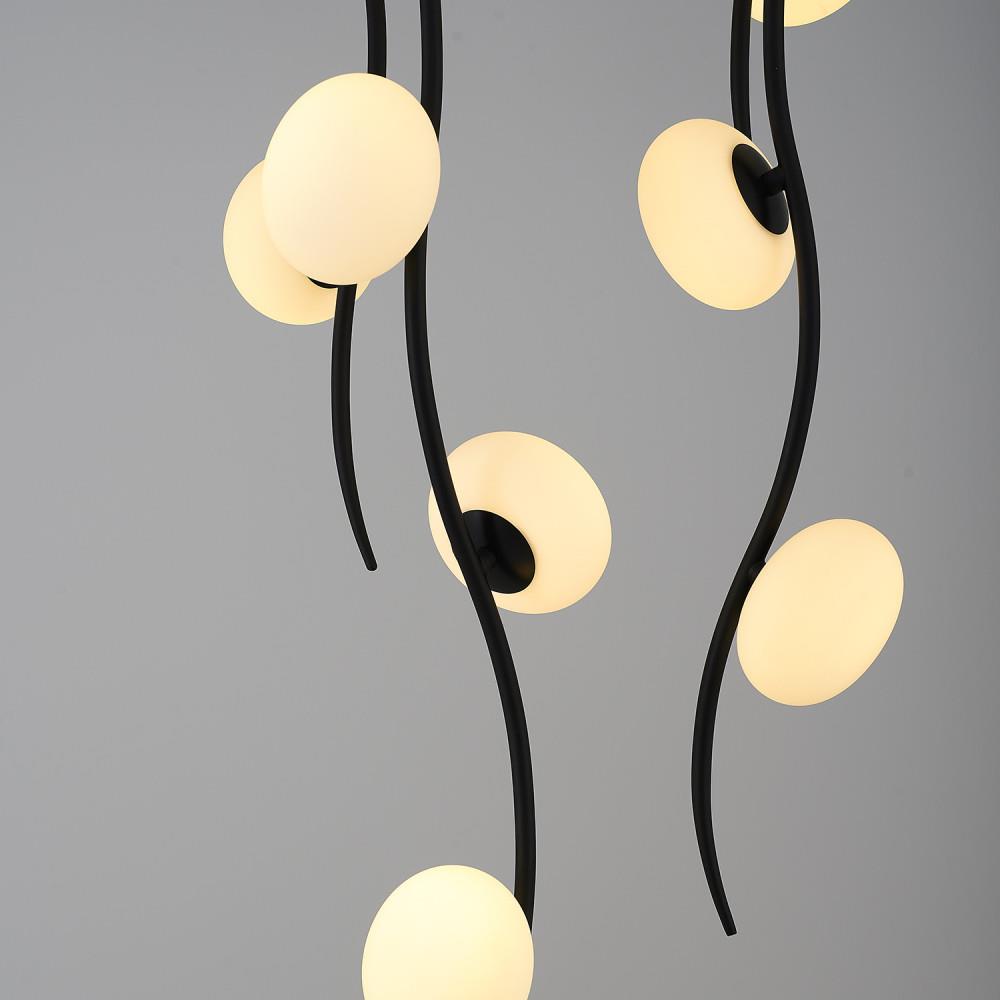 Siyah Metal Horne 18 Plafonyer 95 cm — görsel 4