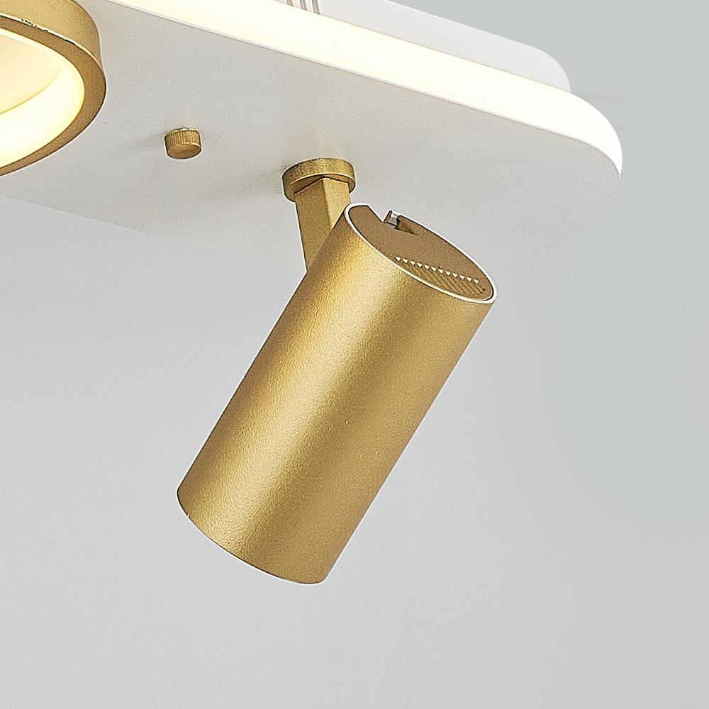 Tekli Beyaz Metal Flush Armatür Spot 84 cm Tekli Beyaz Metal Flush Armatür Spot 84 cm