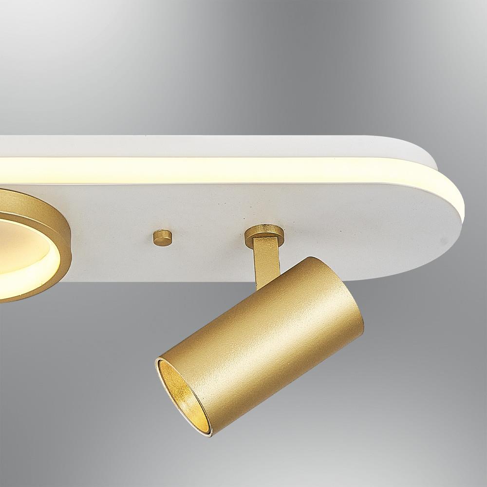 Einfach Weiß Metall Flush Leuchte Strahler 84 cm