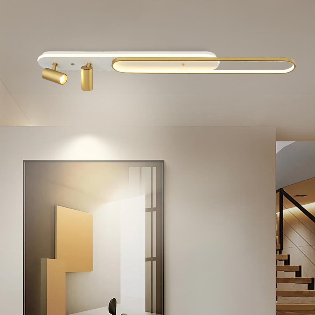 Beyaz Metal Flush Armatür Spot 125 cm Beyaz Metal Flush Armatür Spot 125 cm