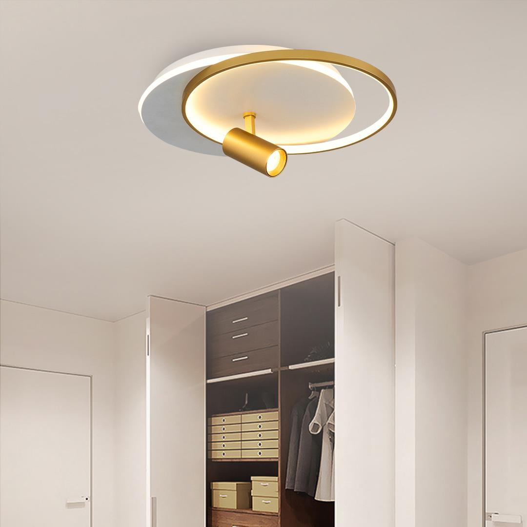 Tekli Beyaz Metal Flush Yuvarlak Spot 14 cm Tekli Beyaz Metal Flush Yuvarlak Spot 14 cm