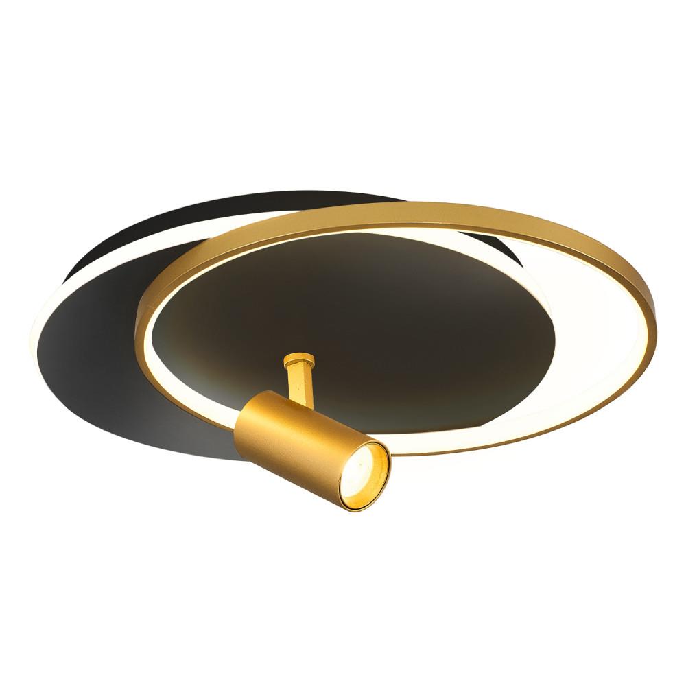 Einfach Schwarz Metall Flush Rund Strahler 14 cm