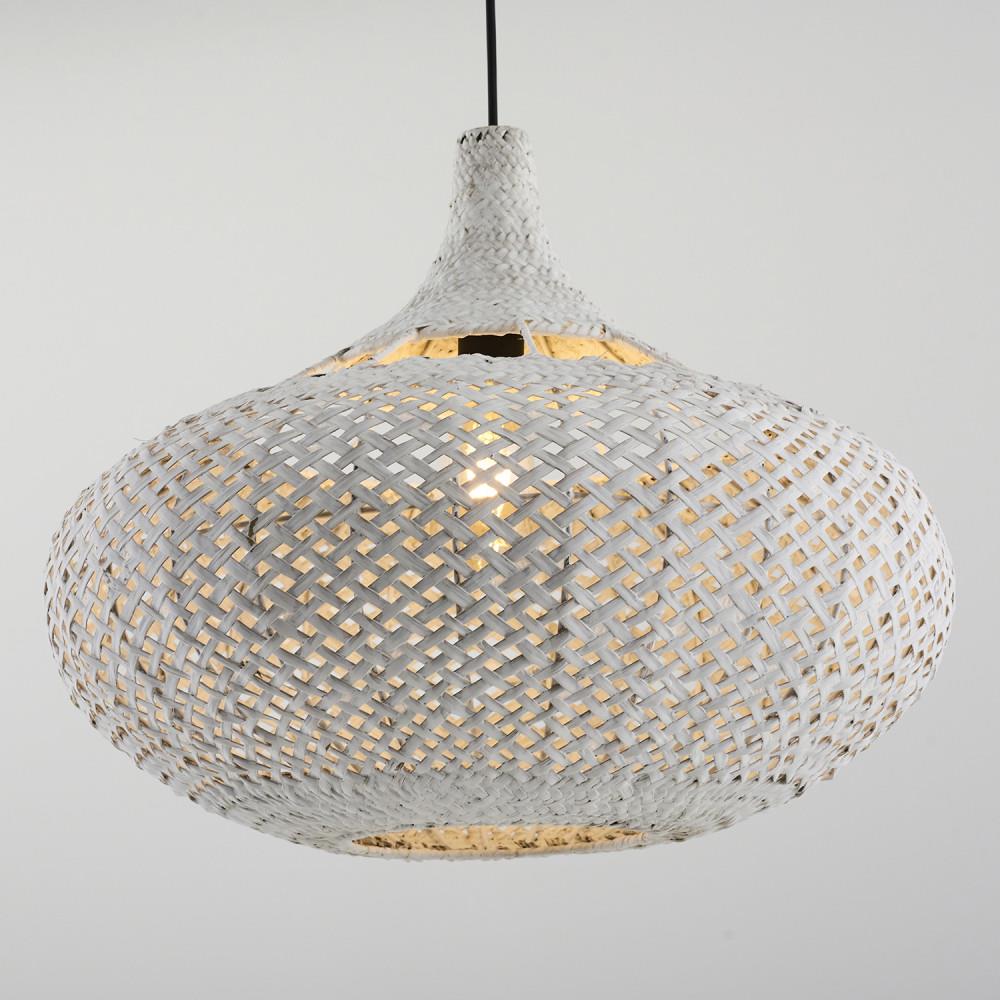 Tekli Beyaz Drop 50X45 Sarkıt Avize 120 cm — görsel 4