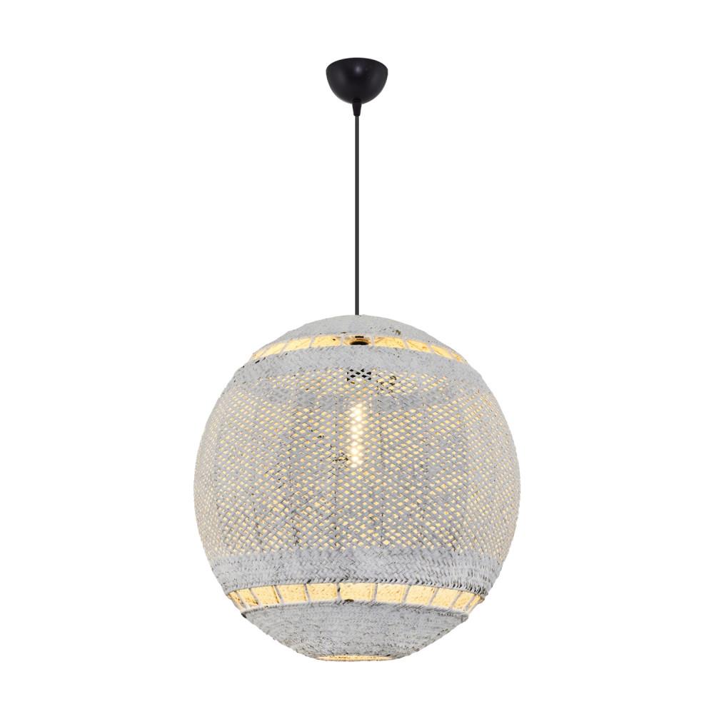 Tekli Beyaz Ball 40 Sarkıt Avize 120 cm